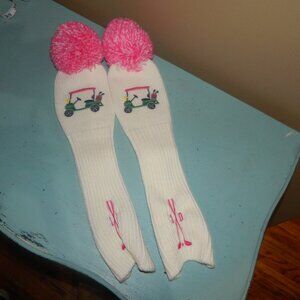 Mark & Graham Golf Head Covers Lot of 2 "SD" (TT-51)